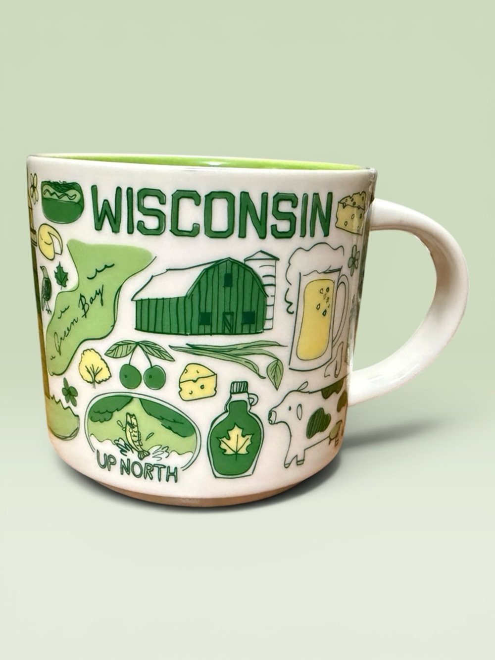 Starbucks Wisconsin Been There Series Coffee Mug
